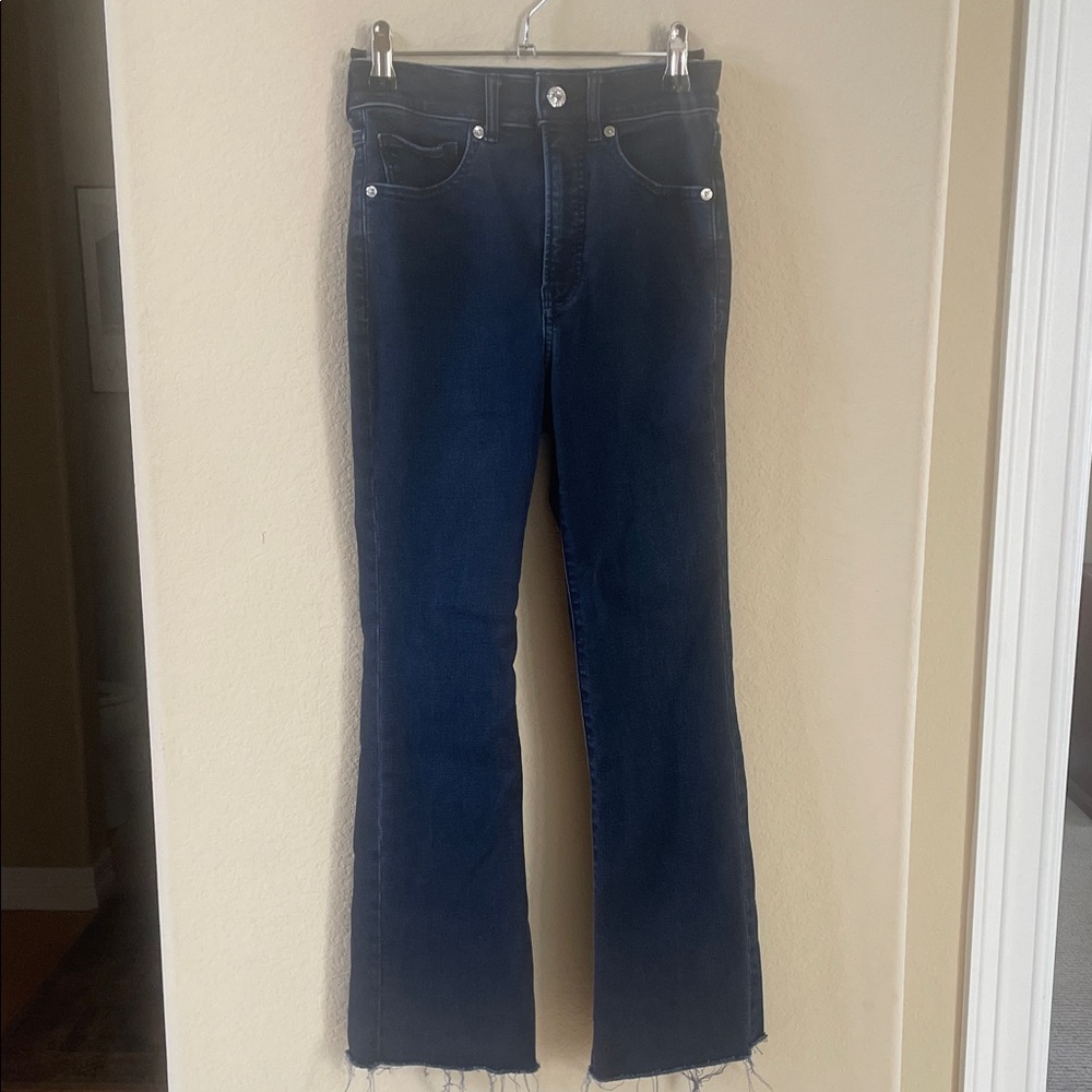 Dark Blue Flare Women's Jeans